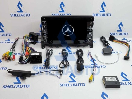 Штатная магнитола Sheli K2 (2/32GB) с кнопками для Mercedes C Class 3 W204 S204 (2006-2011)
