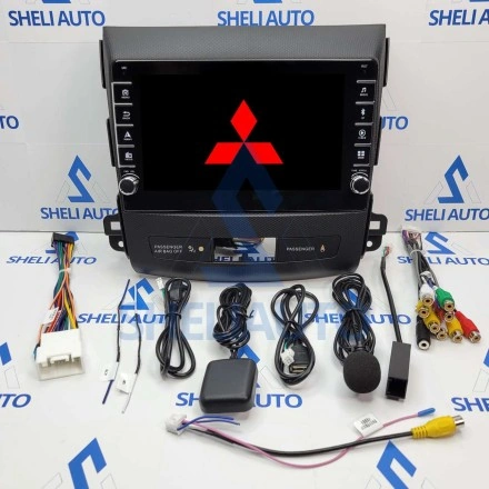 Штатная магнитола Sheli K2 (2/32GB) с кнопками для Mitsubishi Outlander 2 XL (2005-2013)