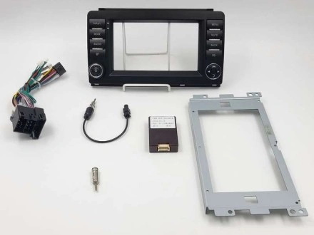 (КОМПЛЕКТ) (3149) Рамка + провода Mercedes Benz Smart (2005-2010)(7*)