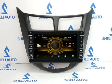 Штатная магнитола Sheli K2 (2/32GB) с кнопками для Hyndai Solaris (2010-2016)