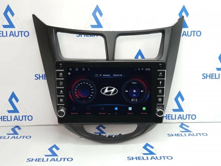 Штатная магнитола Sheli K2GT (2/32GB) с кнопками для Hyndai Solaris (2010-2016)