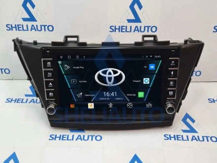 Штатная магнитола Sheli K6GT (6/128GB) с кнопками для Toyota Prius Plus V Alpha (2012-2017) (Правый руль)
