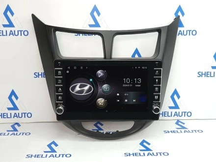 Штатная магнитола Sheli K3GT (3/32GB) с кнопками для Hyndai Solaris (2010-2016)
