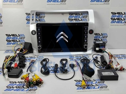 Штатная магнитола Sheli K1 (1/32GB) с кнопками для Citroen C4 (2004-2014)