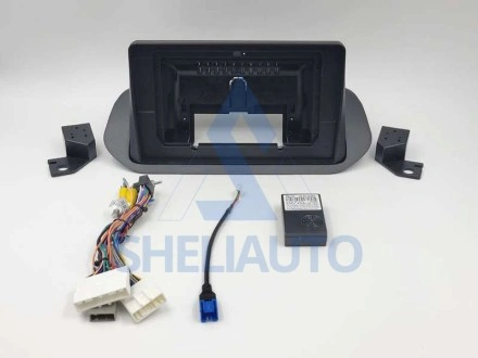 (F2)(B)(КОМПЛЕКТ) (ГЛЯНЕЦ) (3153) Рамка + провода Nissan X-Trail T33 2021 / Rogue 3 III (2021+) (10*)