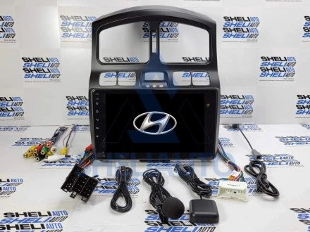 Штатная магнитола Sheli S1 (1/32GB) для Hyundai Santa Fe I (2005-2012)