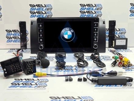 Штатная магнитола Sheli K1 (1/32GB) с кнопками для BMW X5 E53 (1999-2006)