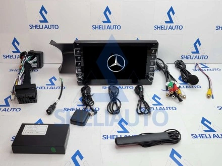 Штатная магнитола Sheli K4GT (4/64GB) с кнопками для Mercedes-Benz C-Class 3 W204 C204 S204 (2011-2015)