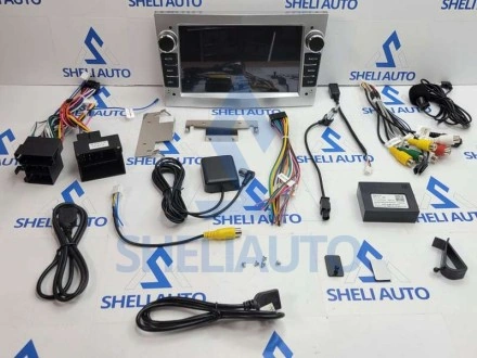 (M1)(СЕРАЯ)(КОМПЛЕКТ) Магнитола  Opel Corsa (2006-2011) / Antara (2006-2011) / Astra (2004-2009) / Vectra (2005-2008) / Meriva (2006-2008) / Zafira (2005-2010) / Vivaro (2006-2010) / Combo (2004-2011) / Signum (2003-2011) / Tigra TwinTop (2004-2011)