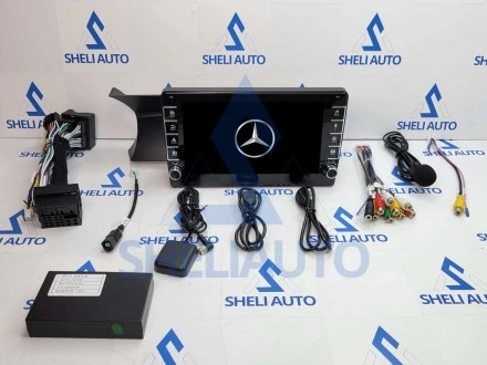 Штатная магнитола Sheli K2 (2/32GB) с кнопками для Mercedes-Benz C-Class 3 W204 C204 S204 (2011-2015)