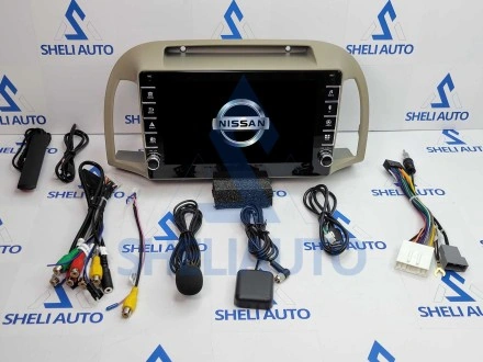 Штатная магнитола Sheli K6GT (6/128GB) с кнопками для Nissan March 3 K12 (2002-2010)