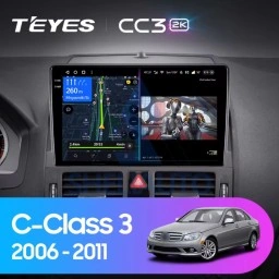 Штатная магнитола Teyes CC3 2K (4/32GB) для Mercedes C Class 3 W204 S204 (2006-2011)