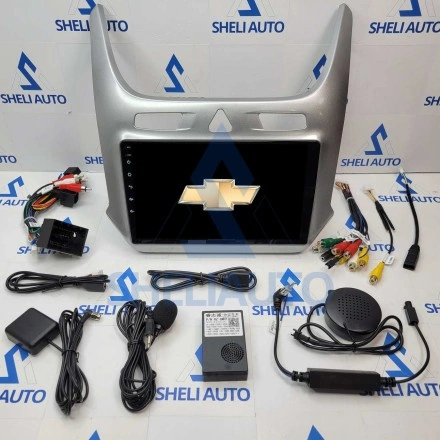 Штатная магнитола Sheli S1 (1/32GB) для Chevrolet Cobalt 2 (2011-2018) (серая)