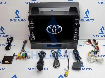 Штатная магнитола Sheli K1 (1/32GB) с кнопками для Toyota Land Cruiser 11 200 (2007-2015) (F1)