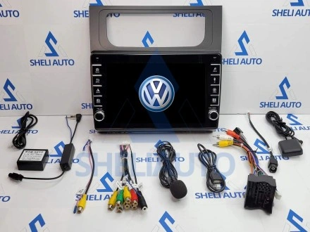 Штатная магнитола Sheli K2 (2/32GB) с кнопками для Volkswagen Touran 2 1T (2010-2015)