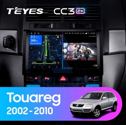 Штатная магнитола Teyes CC3 2K (4/64GB) для Volkswagen Touareg (2002-2010) (F2)