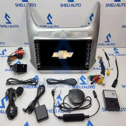 Штатная магнитола Sheli K2 (2/32GB) с кнопками для Chevrolet Cobalt 2 (2011-2018) (серая)
