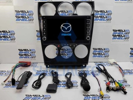 Штатная магнитола Sheli K2GT (2/32GB) с кнопками для Mazda 6 I (2002-2007)