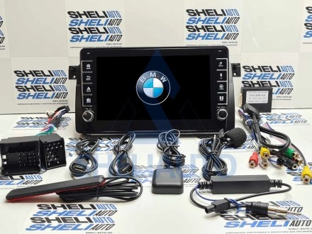 Штатная магнитола Sheli K6GT (6/128GB) с кнопками для BMW 3 E46 (1998-2007) (F1)