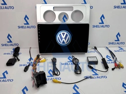 Штатная магнитола Sheli A2 (2/32GB) для Volkswagen Touran 1 (2003-2010) (F1) (серая)