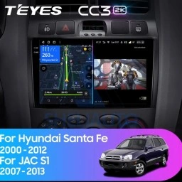 Штатная магнитола Teyes CC3 (4/32GB) для Hyundai Santa Fe I (2000-2012) Штатная магнитола Teyes CC3 (4/32GB) для Hyundai Santa Fe I (2000-2012)