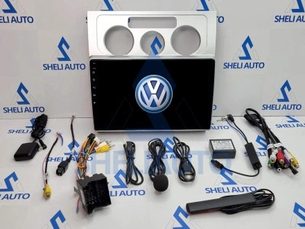 Штатная магнитола Sheli S2GT (2/32GB) для Volkswagen Touran 1 (2003-2010) (F1) (серая)