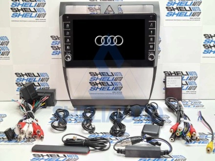 Штатная магнитола Sheli K6GT (6/128GB) с кнопками для Audi A6/S6/RS6 (1997-2006)