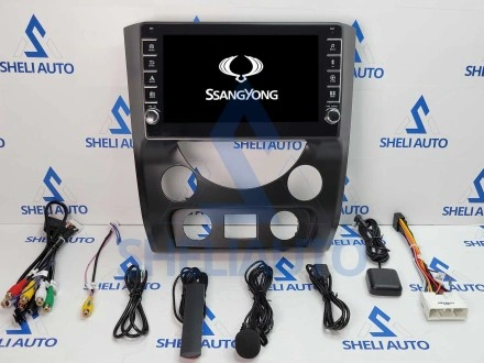 Штатная магнитола Sheli K4GT (4/64GB) с кнопками для SsangYong Rexton Y290 3 (2012-2017)