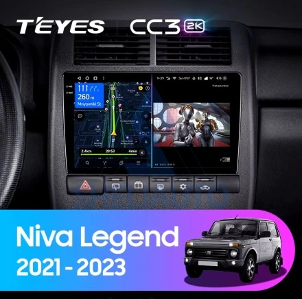 Штатная магнитола CC3L WiFi (2/32GB) для Niva Legend Bronto (2021-2023)