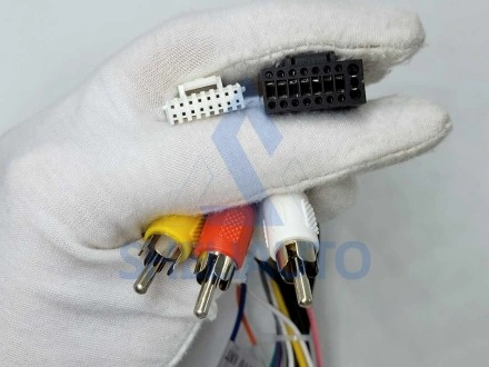 (V1.0) Провода (A) Volkswagen Golf 7 (2012-2020) / Skoda Rapid (2012-2020) (С отдельным +- и поддержкой камер 360) (CAN-Raise RZ-VW08)