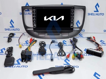Штатная магнитола Sheli K4GT (4/64GB) с кнопками для Kia Rio 2 (2005-2011)