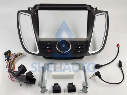(v2.0)(F2)(КОМПЛЕКТ) Рамка + провода Ford Kuga 2 / Escape 3 (2012-2019) (9*)