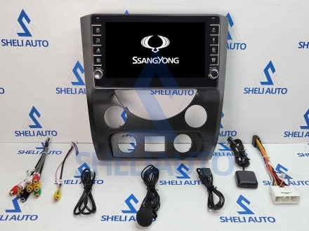 Штатная магнитола Sheli K1 (1/32GB) с кнопками для SsangYong Rexton Y290 3 (2012-2017)
