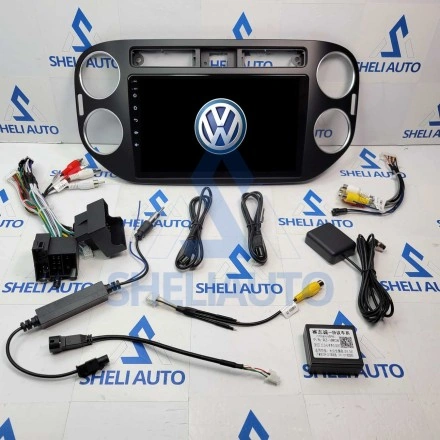 Штатная магнитола Sheli A2 (2/32GB) для Volkswagen Tiguan 1 (2006-2016) (F2) (черная)