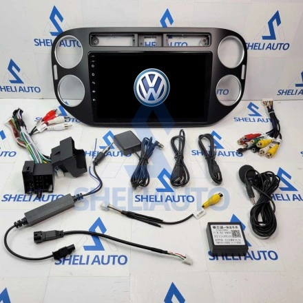 Штатная магнитола Sheli S1 (1/32GB) для Volkswagen Tiguan 1 (2006-2016) (F2) (черная)
