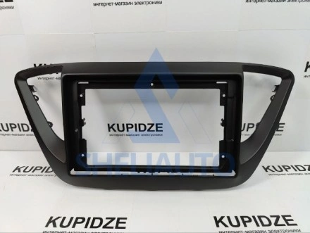 (ЧЕРНАЯ МАТОВАЯ)(А)(КОМПЛЕКТ)(1733+995)  Hyundai Solaris 2 (2017-2020) (9*)