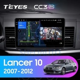 Штатная магнитола Teyes CC3 2K (3/32GB) для Mitsubishi Lancer 10 (2007-2014) Тип-А