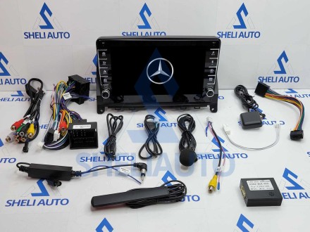 Штатная магнитола Sheli K4GT (4/64GB) с кнопками для Mercedes C Class 3 W204 S204 (2006-2011)