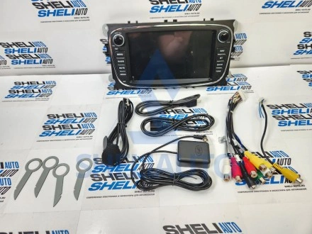 (M2) (ЧЁРНАЯ) Магнитола Ford Focus 2 (08-11) / S-Max (08-11) / Mondeo 4 (08-11) / Galaxy 2 (06-11) / C-Max (08-11) (7*) (LHX)