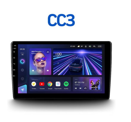 (СС3) Магнитола Teyes CC3 (4/64 GB) (для 9* рамок)