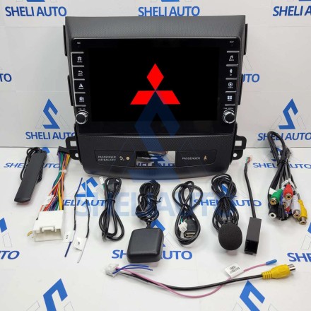 Штатная магнитола Sheli K2GT (2/32GB) с кнопками для Mitsubishi Outlander 2 XL (2005-2013)