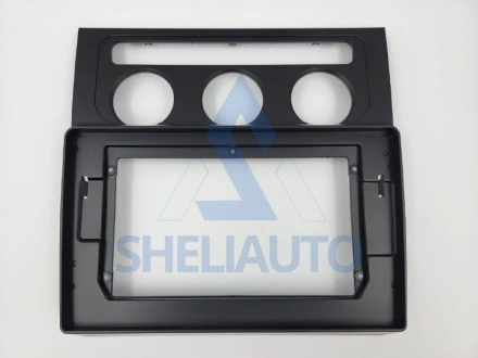 (ЧЕРНАЯ)(F2) Рамка Volkswagen Touran 1 (2003-2010)(10*)