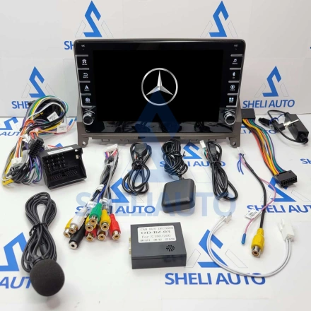 Штатная магнитола Sheli K2 (2/32GB) с кнопками для Mercedes C Class 3 W204 S204 (2006-2011)