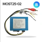 (B) Волоконно-оптический декодер/ адаптер усилителя для Mercedes Benz C215/ W211/ S211/ W220/ VV220/ C219