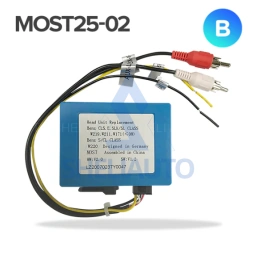 (B) Волоконно-оптический декодер/ адаптер усилителя для Mercedes Benz C215/ W211/ S211/ W220/ VV220/ C219