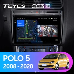 Штатная магнитола Teyes CC3L WiFi (2/32GB) для Volkswagen Polo 5 (2008-2020)