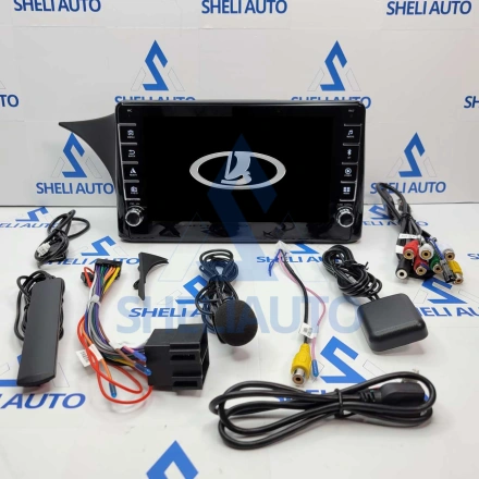 Штатная магнитола Sheli K4GT (4/64GB) с кнопками для Lada Priora (2007-2013) (F3)