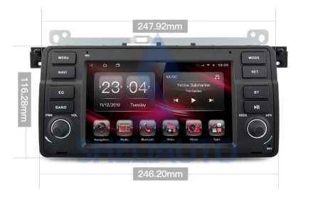 Магнитола (M2) BMW 3 E46, 318 / 320 / 325 / 330 / 335, M3 (7*)