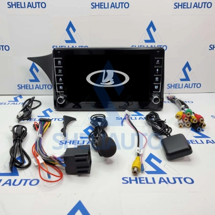 Штатная магнитола Sheli K1 (1/32GB) с кнопками для Lada Priora (2007-2013) (F3)