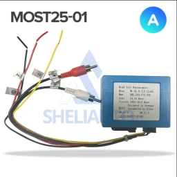 (A) Волоконно-оптический декодер/ адаптер усилителя для Porsche Cayenne и Mercedes Benz/ R171/ W204/ S204/ W164/ X164/ W251/ V251/ W221/ VV221/ T245/ C218/ Порше 911/ Кайен/ Бокстер